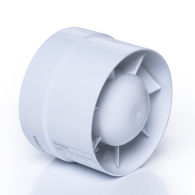 Quiet Duct Fan Inline Extraction 125mm/5" - IDM125