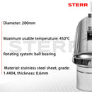 STERR - chimney cap with external bearing - CWL