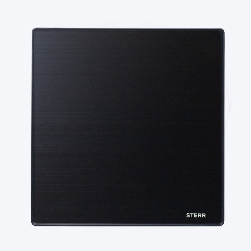 Bathroom fan black aluminum with timer 100mm / 4 " - BFS100T-BA