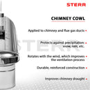 STERR - chimney cap with external bearing - CWL