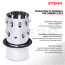 TCA - Ceramic transition for chimney cladding