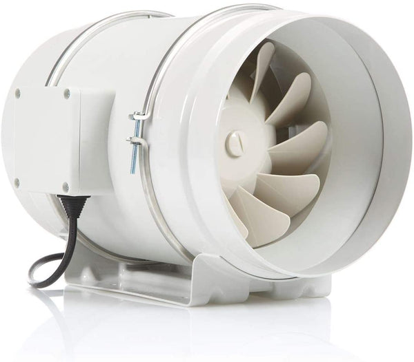 Quiet duct fan inline extraction 200mm / 8'' - DFA200