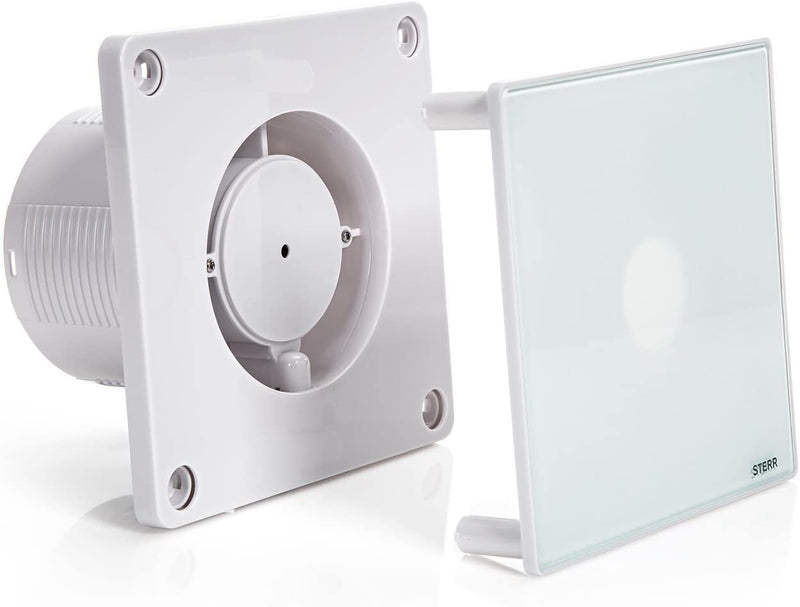 Bathroom Exhaust Fan with Glass Front 100mm/4" - BFS100