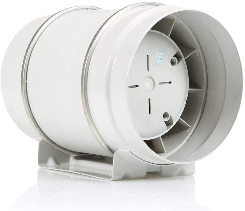 Quiet duct fan inline extraction 200mm / 8'' - DFA200