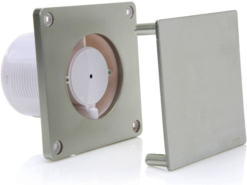 Silver Bathroom Exhaust Fan 100mm/4" - BFS100-S