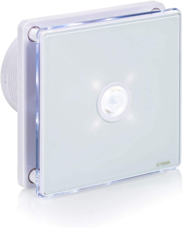 Bathroom Exhaust Fan with LED Backlight and PIR Sensor 100mm/4" - BFS100LP