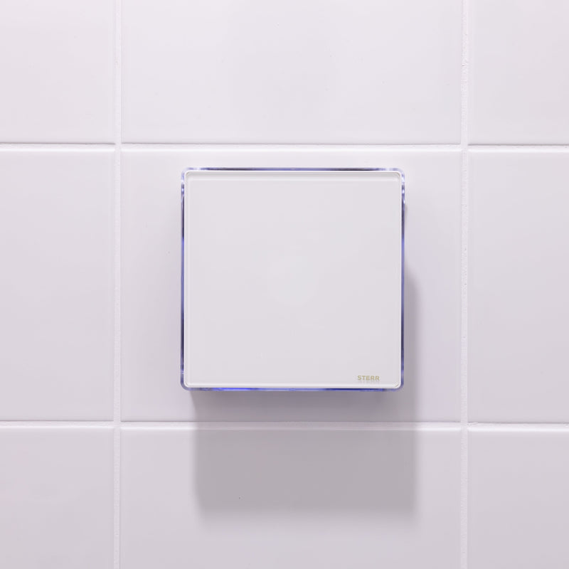 Bathroom Exhaust Fan with LED Backlight and Timer 100mm / 4" - BFS100LT
