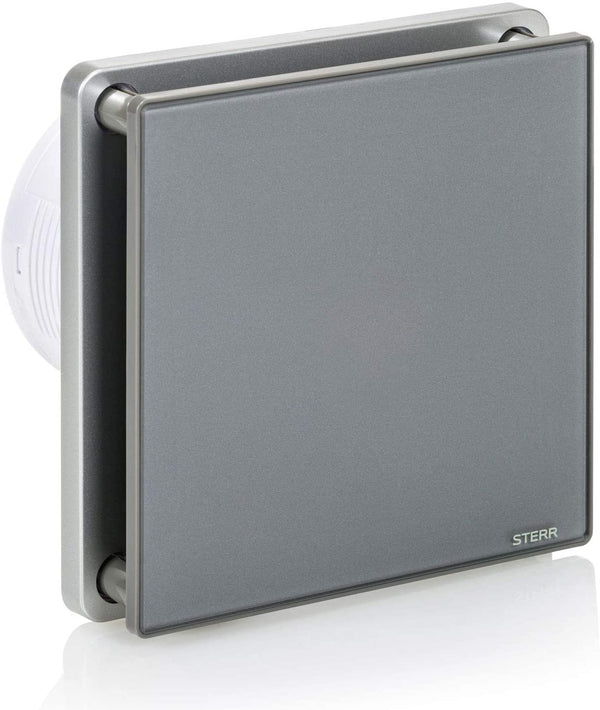 Gray Bathroom Exhaust Fan with Timer 100mm/4" - BFS100T-G