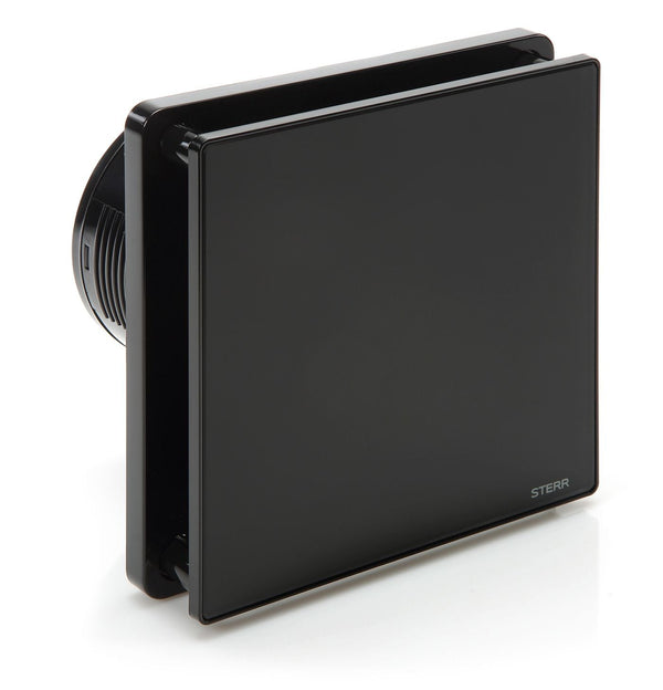 Black Bathroom Exhaust Fan with Timer 100mm/4" - BFS100T-B