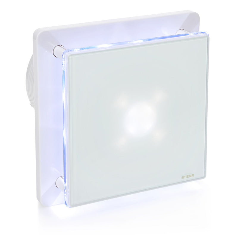 Bathroom Exhaust Fan with LED Backlight and Timer 125mm / 5" - BFS125LT
