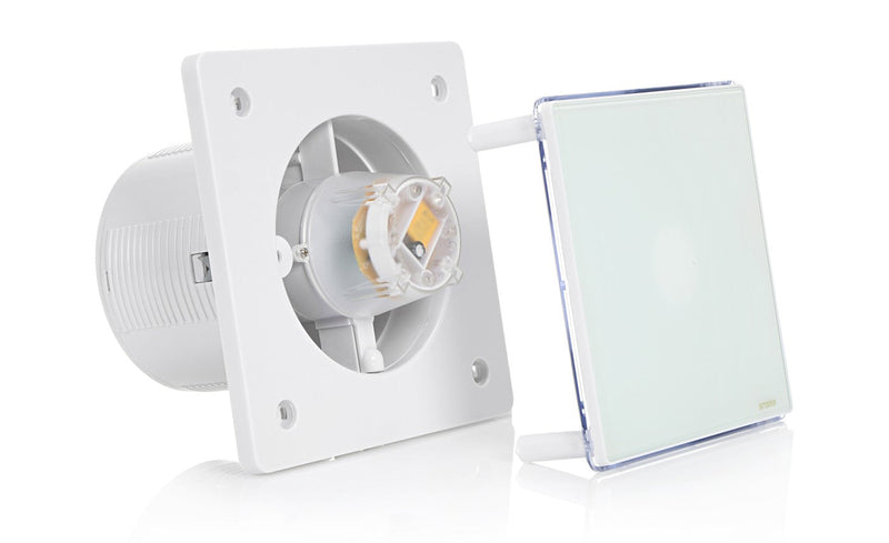 Bathroom Exhaust Fan with LED Backlight and Timer 125mm / 5" - BFS125LT