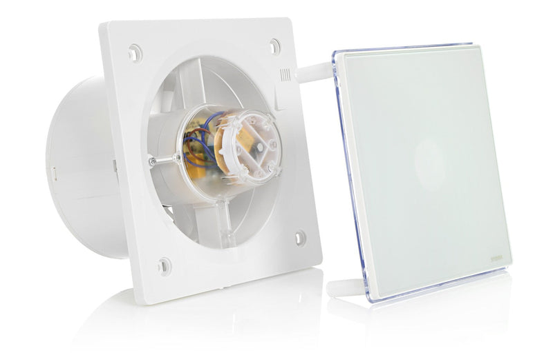 Bathroom Exhaust Fan with LED Backlight and Timer 150mm / 6" - BFS150LT