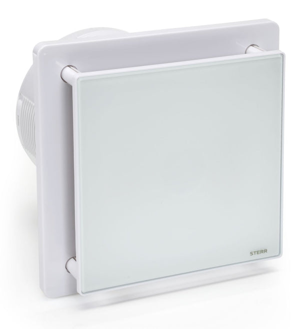 Bathroom Exhaust Fan with Glass Front and Humidity Sensor 150mm/6" - BFS150H