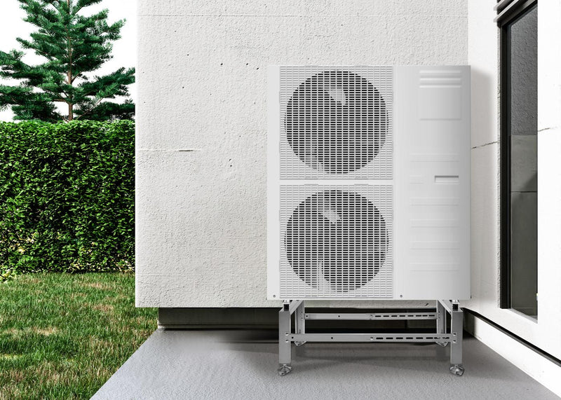 STERR - HSA500 - STERR heat pump floor stand with a load capacity of 500 kg - Air conditioning stand made of stainless steel - Robust air conditioning accessories - Adjustable - Max. 1040x560x300 mm