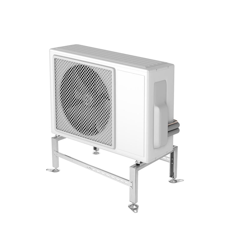 STERR - HSA500 - STERR heat pump floor stand with a load capacity of 500 kg - Air conditioning stand made of stainless steel - Robust air conditioning accessories - Adjustable - Max. 1040x560x300 mm