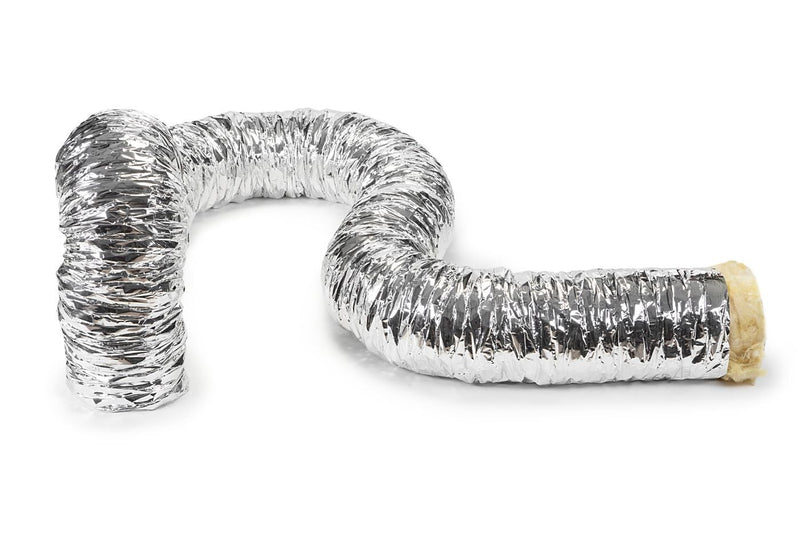 Insulated Aluminum Flex Pipe Hose 5m x 100mm/4" - IAL100_5