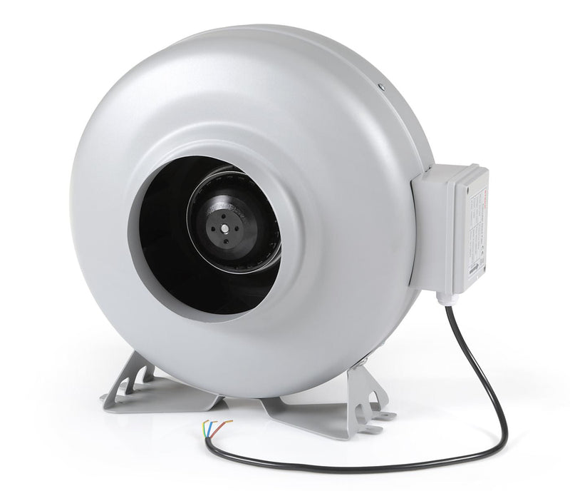 Centrifugal fan with inline duct 200mm/8" - IDC200