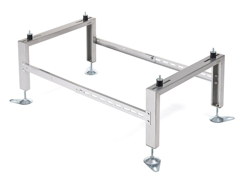 STERR - HSA500 - STERR heat pump floor stand with a load capacity of 500 kg - Air conditioning stand made of stainless steel - Robust air conditioning accessories - Adjustable - Max. 1040x560x300 mm