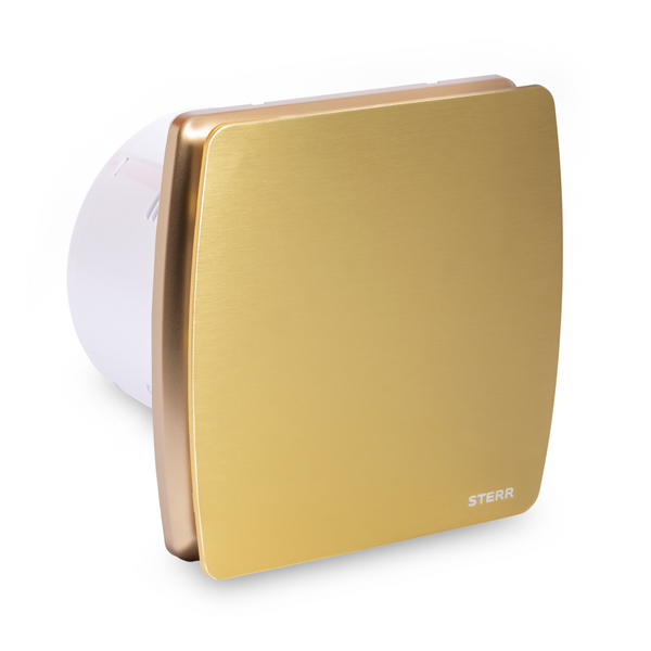 Golden Silent Bathroom Fan with Humidity Sensor - LFS150-QZH