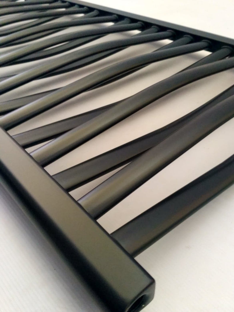 LVR12050B-3D - Black vertical radiator 3D 120/50
