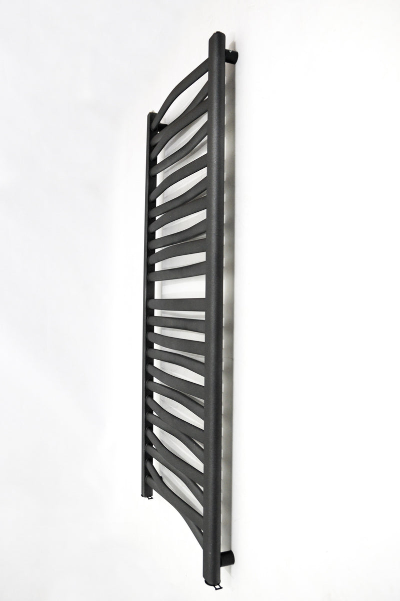 LVR12050B-3D - Black vertical radiator 3D 120/50