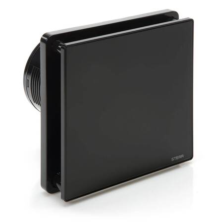 BFS100H-B - Black bathroom fan (Hygrostat)