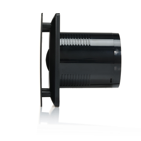 LFS100B-QT - Black bathroom fan (timer)
