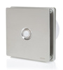 BFS100P-S - Silver bathroom fan (PIR)