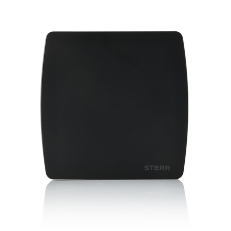 LFS100B-QH - Black bathroom fan with humidistat