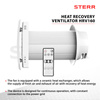 HRV160 - Heat recovery ventilator