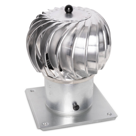 SRC200AB - Swivel Spherical Aluminum Cap 200 mm with Base