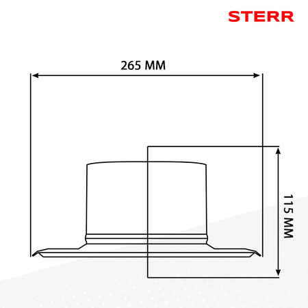 BCA150 - Base for CWL Chimney Cowl - 150 mm